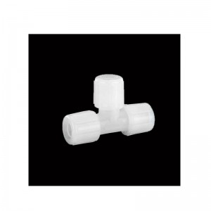 Injektionsstøbningsproces af PFA tee led plastform syre alkali resistent kemisk resistent ptfe rør montering tee tilpassede dele